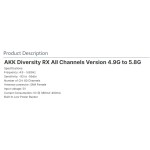 Original AKK Diversity All Channels Version 4.9G-5.8G for RC Airplane Racing Drones High Quality Parts